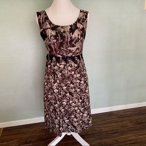 Zac Posen floral silk dress size 8